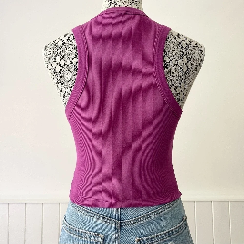 Dynamite Kenzie Bare Crop Basic Tank Size S - Picture 6 of 12